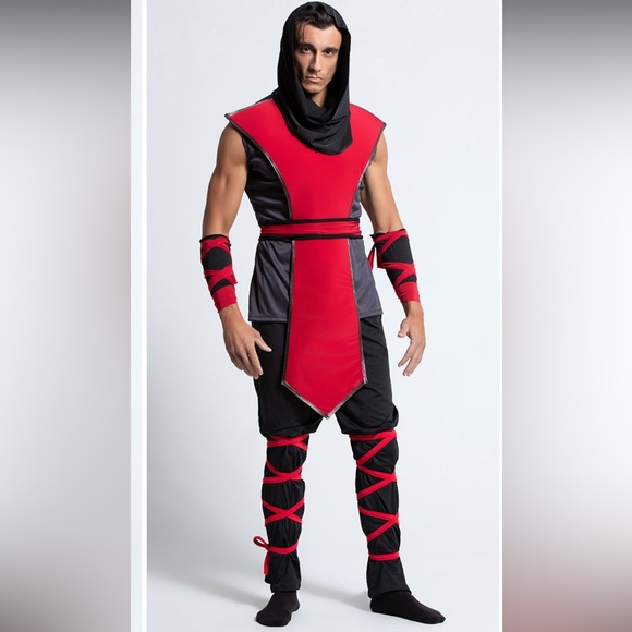 YANDY MEN'S LETHAL ASSASSIN Adult COSTUME Halloween Size Medium - Picture 1 of 16